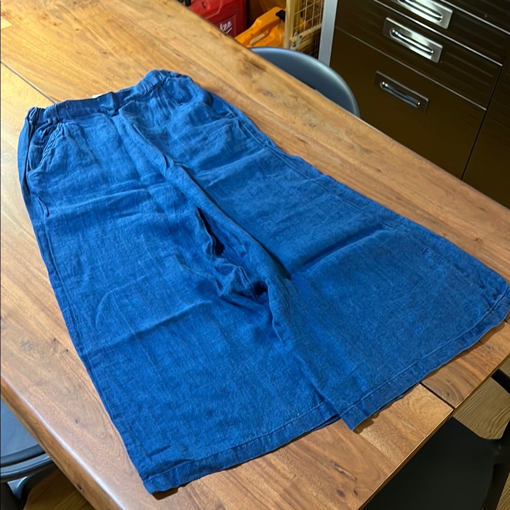 CP Shades Blue Wide Leg Pants